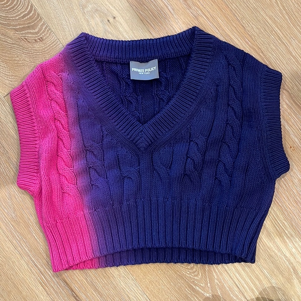 Private Policy V Neck Sweater